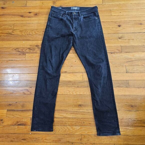 Revtown Jeans Men's 32x32 Decade Denim Tapered Fit Black Denim
